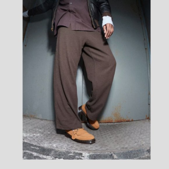 Dr. Martens ADRIAN SNAFFLE REPELLO EMBOSS SUEDE KILTIE LOAFERS MSRP$185 main image 6